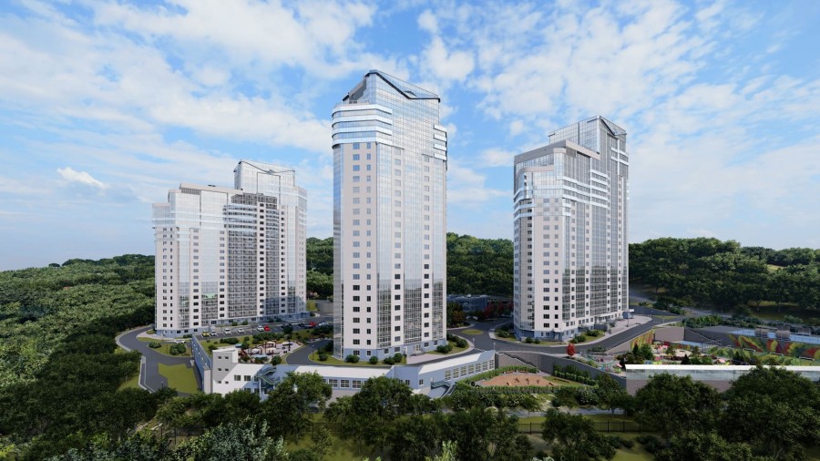 1-комнатная, 41.59 м² в Чайка